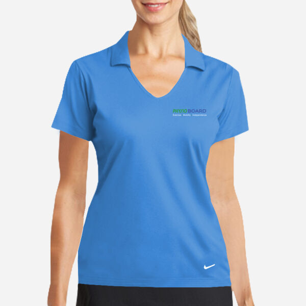 Ladies Dri FIT Vertical Mesh Polo Thumbnail